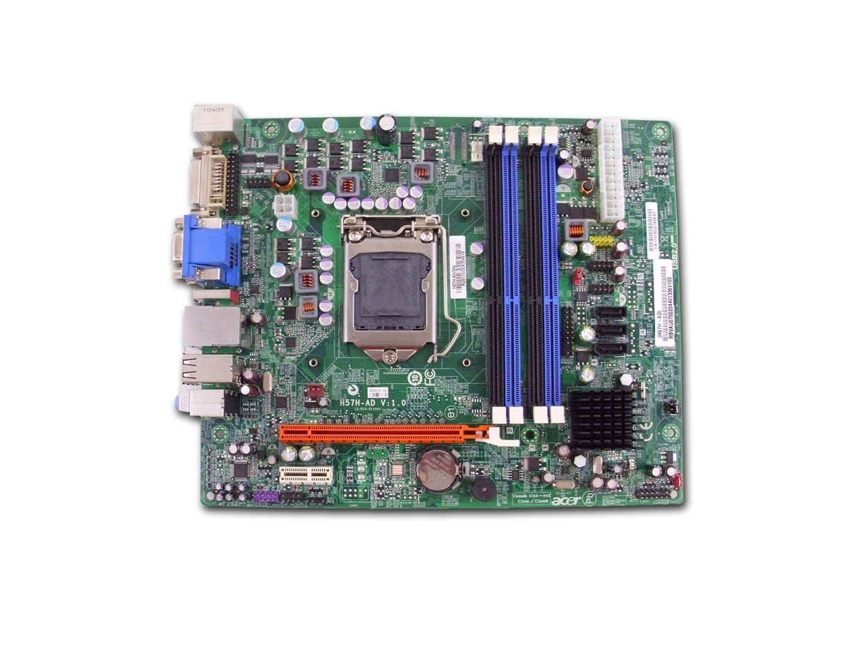 Gateway DS50 Motherboard uATX LGA1156 DDR3 eSATA H57H-AD MBVAU07